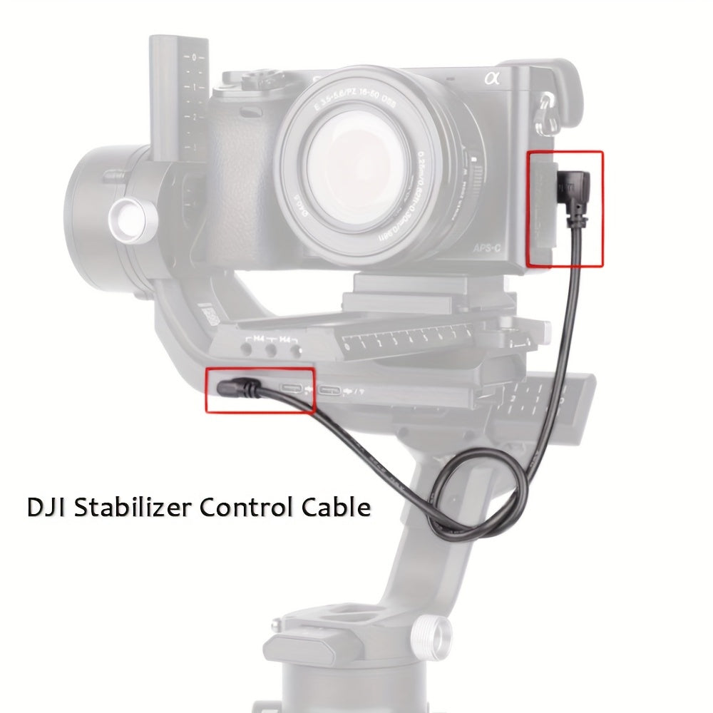 Multi-Camerea Control Cable(USB-C to Multi) for DJI RS4, RS4 Pro, RS3, RS3 Pro, PS3 MINI, RS3, RSC2, RS2 Gimbal Stabilizer. for SONY Camera A1 A6000 A6100 A6300 A6400 A6500 A6600 A7M2 A7M3 A7M4 A7R3 A7R4 A7R2 A7R3 A7R5 A7S3 A7S2 A7S A9 ZV-1 RX100VI