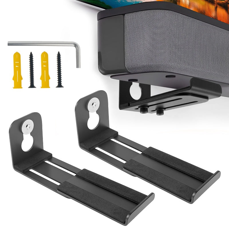 Adjustable Depth Arm Wall Brackets for The Beetronic Universal Soundbar.