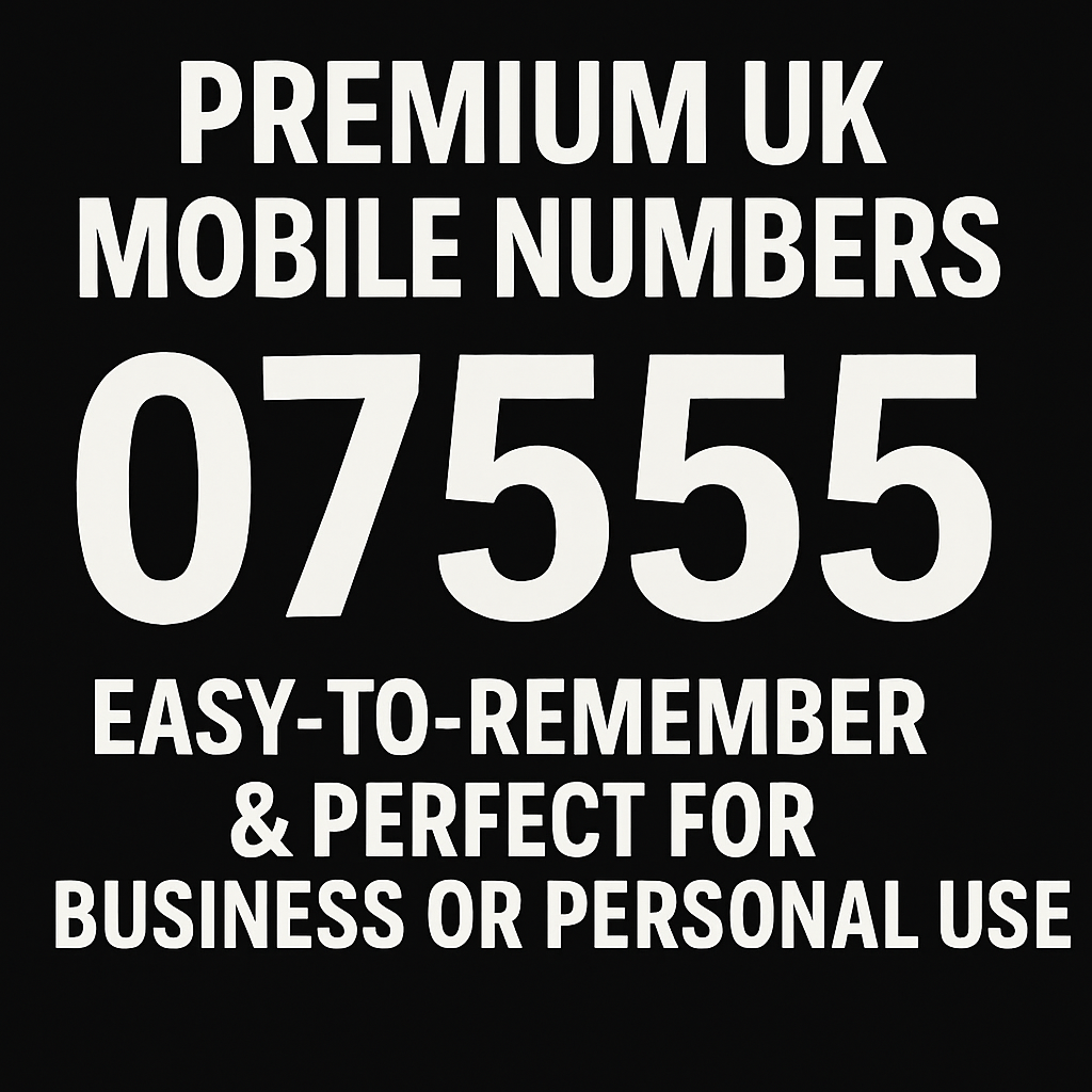 π₯ Rare 07555 Premium UK Mobile Numbers β Elite, Catchy & Built to Impress! π₯ List