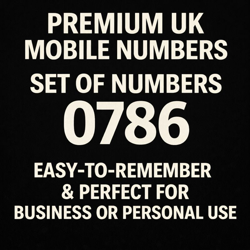 GOLD DIAMOND VIP PREMIUM EASY MEMORABLE MOBILE PHONE NUMBER SIM CARD 786 COLLECTION