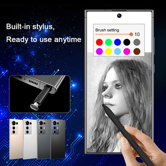 S25 Ultra 2026 New Unlocked Edition Android Smartphone, featuring 6GB RAM and 128GB storage with expandable memory, a 6.9-inch Full HD touchscreen (equivalent to a mini iPad size), 5G connectivity, dual SIM capability, long-lasting battery life, built-in