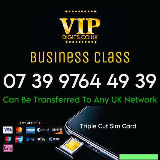 Sim card Gold Premium Mobile Numbers – VIP & Special Fancy Numbers Gold | 07 39 9764 49 39