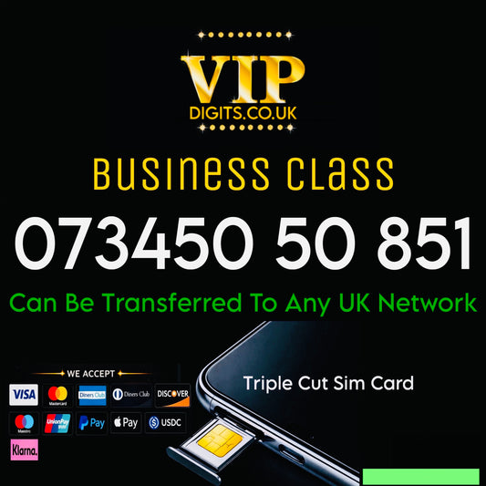 Premium Mobile Numbers – VIP & Special Fancy Numbers Gold | 073450 50 851