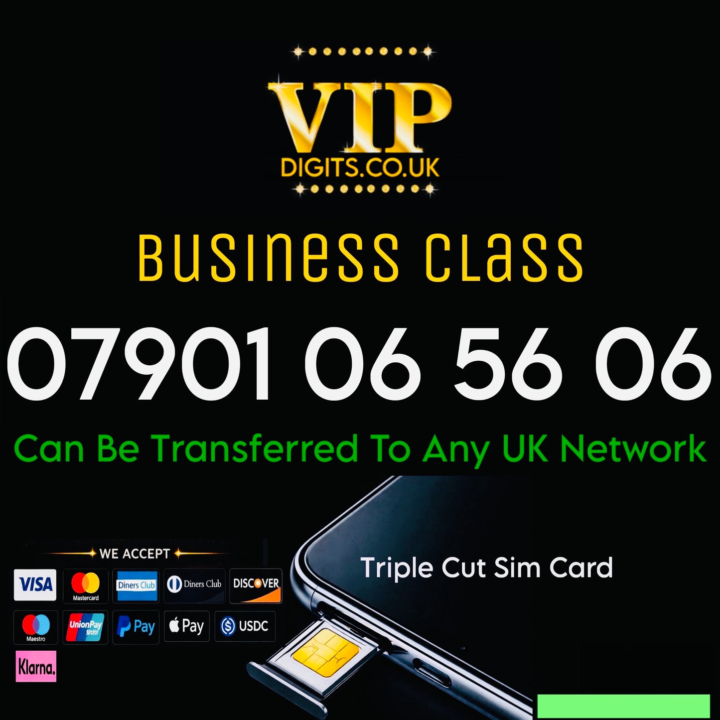 Easy To Remember Gold Premium Mobile Numbers – VIP & Special Fancy Numbers Gold | 07901 05 56 06