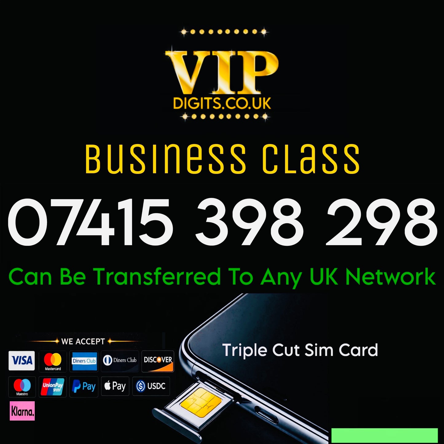 VIP Mobile Number 07415 398 298 – Premium & Memorable Digits