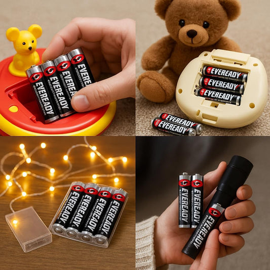 Eveready Super Heavy Duty Battery Bundle – 20 AA & 10 AAA 1.5V Zinc Power Value Pack (30 Total Batteries)