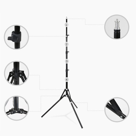195CM Tall Flexible Phone Tripod with Gooseneck Heavy Duty Phone Tripod Stand