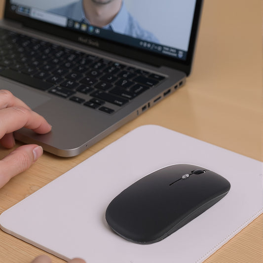 1PC Wireless Silent Mice - Ergonomic Computer Mice with Quiet Clicks, No Charging Needed, Compatible with Windows Laptops/PCs (UK Warehouse Stock)