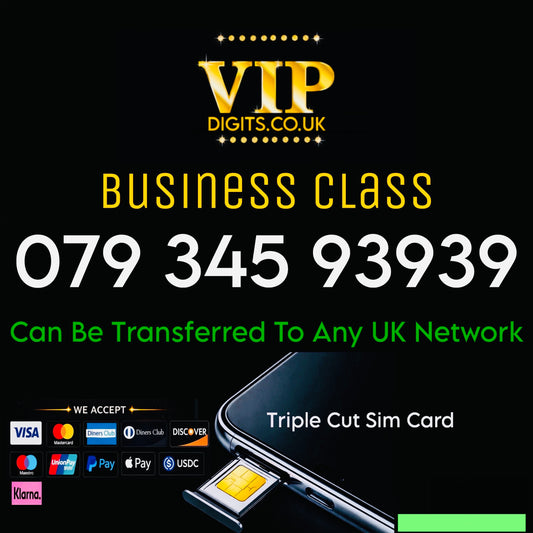 Premium Mobile Numbers – VIP & Special Fancy Numbers Gold | 07934593939