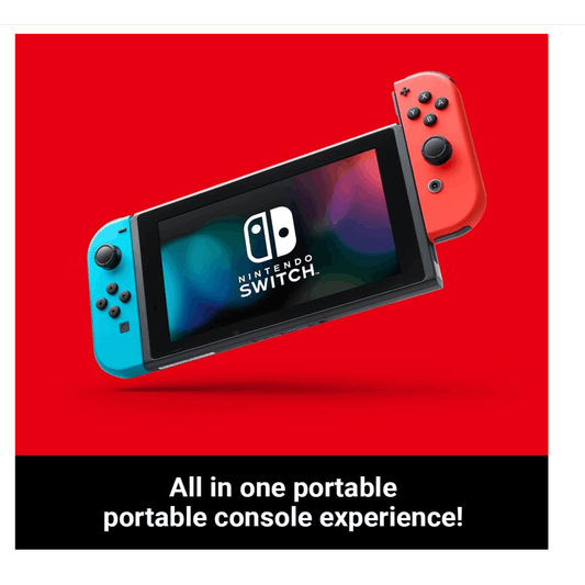 Nintendo Switch- Neon (Red/Neon blue) - USED LIKE NEW