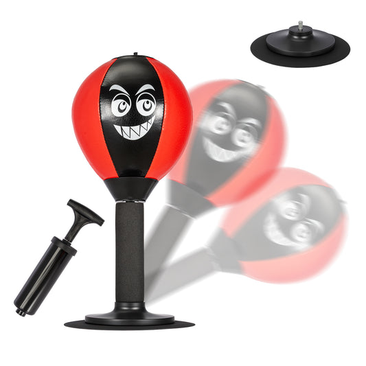 Desktop Punching Bag, Stress Buster with Suction Cup for Office Table and Counters, Heavy Duty Ball, Desk Boxing Punch Ball, Funny Gifts for Coworkers and Friends
