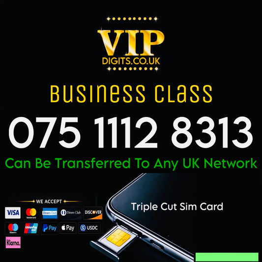 Gold Premium Mobile Numbers – VIP & Special Fancy Numbers Gold | 075 1112 8313