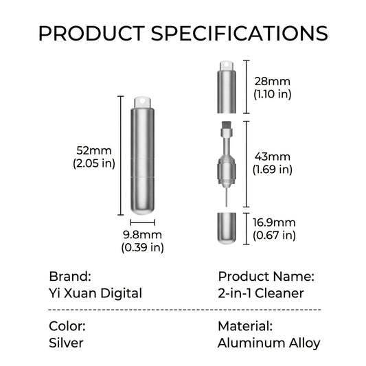 Personalized Custom Engraved Name 2-in-1 Multifunctional Metal Cleaning Brush & SIM Card Ejector Pin, Portable Electronic Accessories Cleaner Keychain Tool for Phone Earphones Earbuds, Laser Engraved Gift