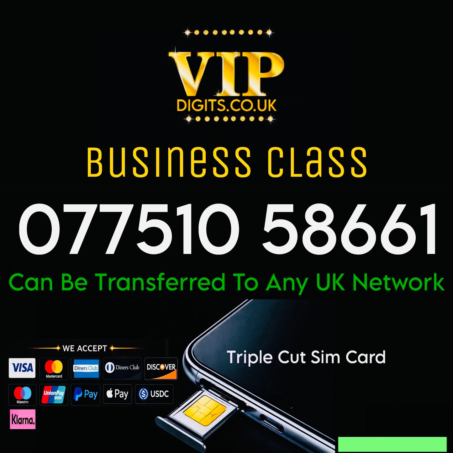GOLD VIP EASY TO REMEMBER  MOBILE PHONE SIM CARD  MEMORABLE NUMBER DIAMOND PLATINUM 07345312412