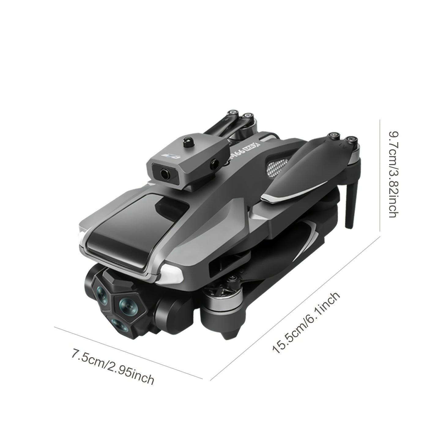 [1080P] 4.5 Inches Screen Remote Control Drone, 1080P Dual Cameras RC Quadcopter, LCD RC Screen with Camera And Folding Capabilities, Brushless Motor, 360° Obstacle Avoidance, Optical Flow Hovering, Altitude Hold, 3D Flips, One Key Take Off/Landing, 2