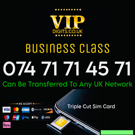 Premium Mobile Numbers – VIP & Special Fancy Numbers Gold 07471714571