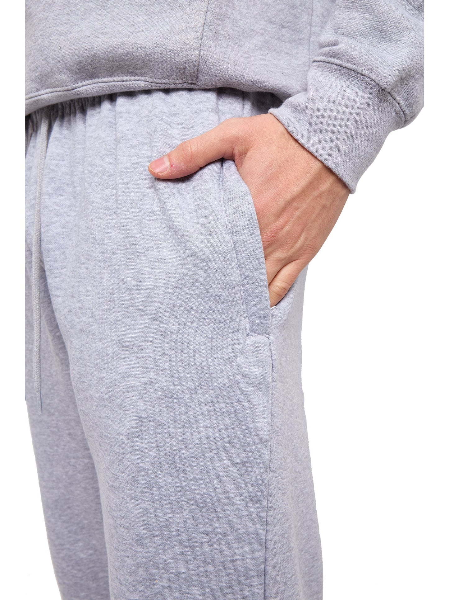 Mens Open Hem Joggers Fleece Trousers 290 GSM Sweatpants Winter Bottoms Lined Casual Track Pant Warm Jogging Zip Side Pockets, Premium Heavyweight Fleece Joggers, Brushed Fleece Inner, Elasticated Drawstring Waist, Gym And Outdoor Activities