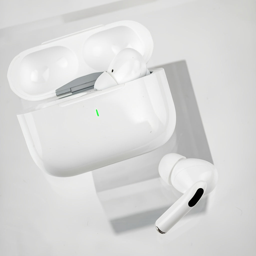 These New Wireless Earbuds Support TWS 6.0, Come with a Wireless Charging Case, and Have a Microphone. They Are Compatible with Both Apple and Android Phones and Are Suitable for Daily Commutes and Study.