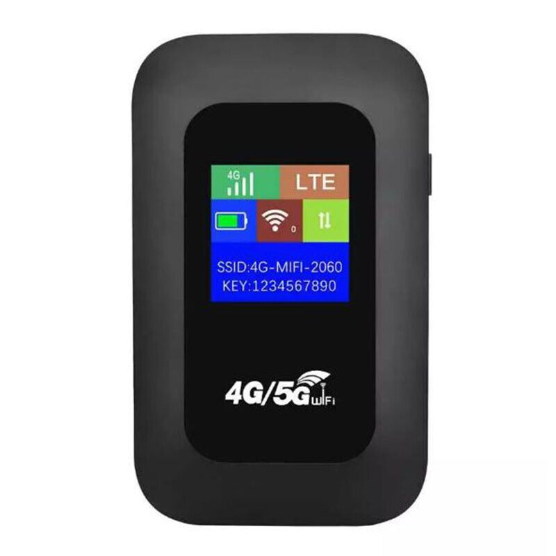 4G/5G Wifi Travel Router, Portable Travel Wifi Router, Mobile Wifi with SIM Card Slot, Fast Network Speed, Smooth Gaming, Low Latency, Supports Up to 10 Users