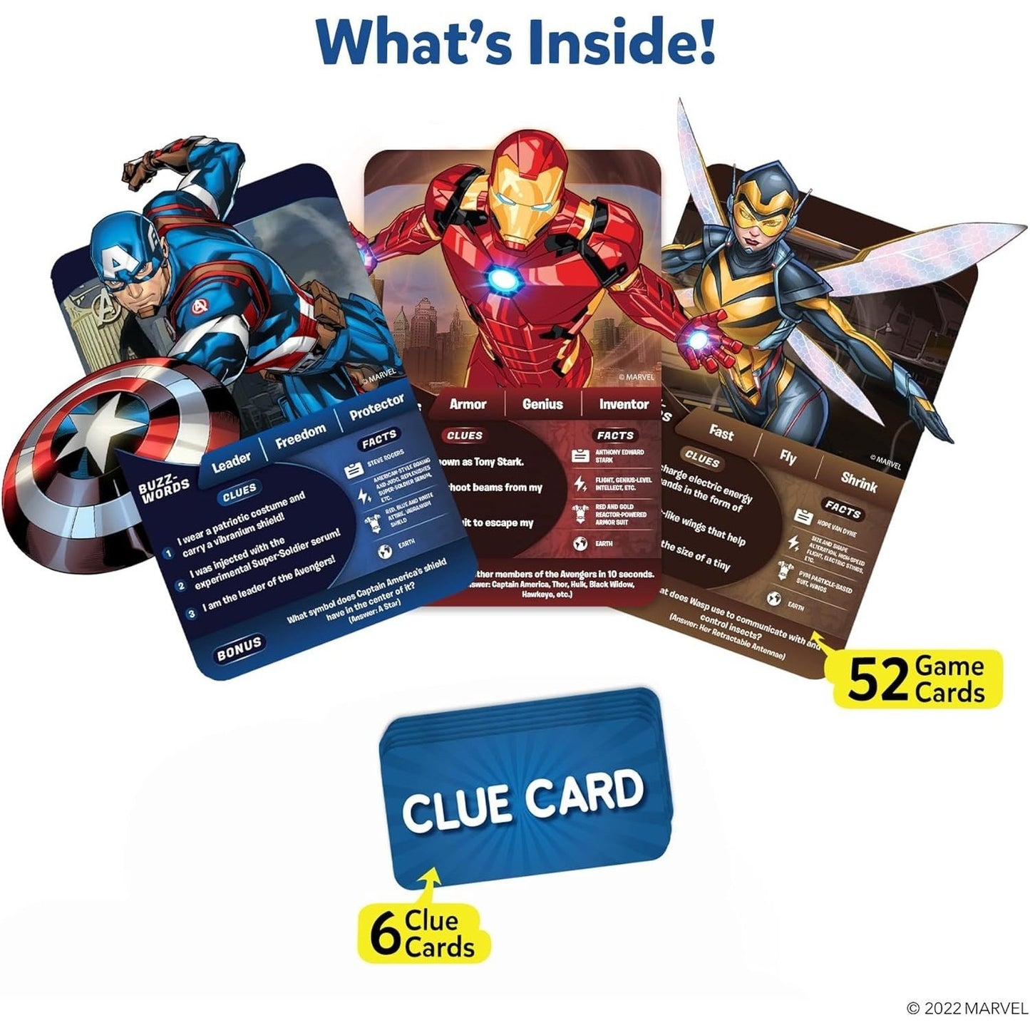 Skillmatics Guess in 10 Marvel, Perfect for Boys, Girls, Kids, Teens, Adults Who Love Card Games, Board Games, Travel Toys, Avengers, Spiderman, Iron Man