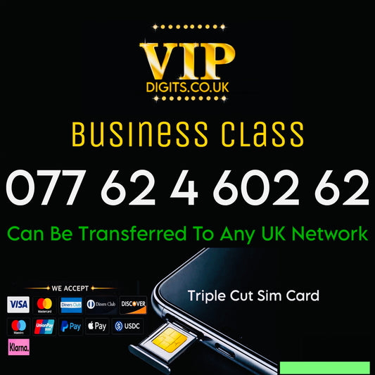 Premium Mobile Numbers – VIP & Special Fancy Numbers Gold | 07762460262