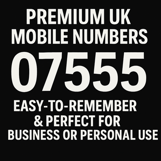 🔥 Rare 07555 Premium UK Mobile Numbers – Elite, Catchy & Built to Impress! 🔥 List