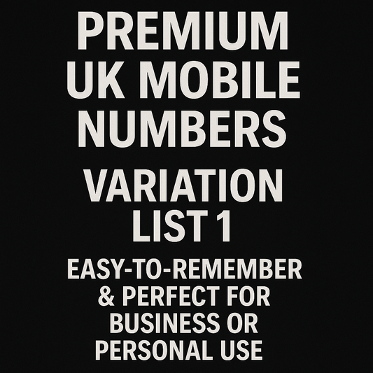 GOLD BUSINESS DIAMOND VIP PREMIUM EASY MEMORABLE MOBILE PHONE NUMBER LIST