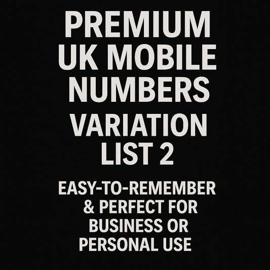 GOLD BUSINESS DIAMOND VIP PREMIUM EASY MEMORABLE MOBILE PHONE NUMBER LIST 2