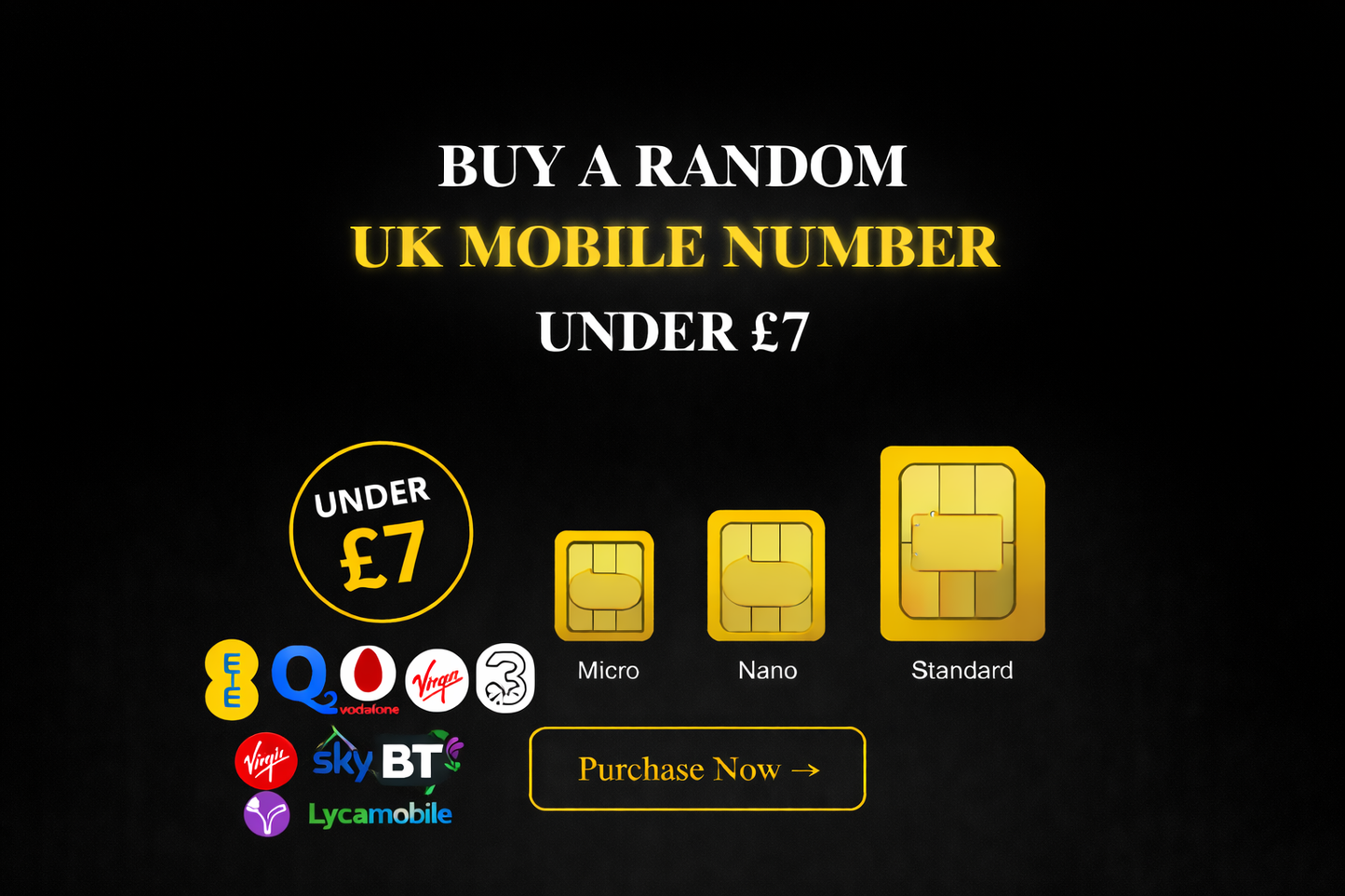 GOLD BUSINESS DIAMOND VIP PREMIUM EASY MEMORABLE MOBILE PHONE NUMBER RANDOM UNDER £7