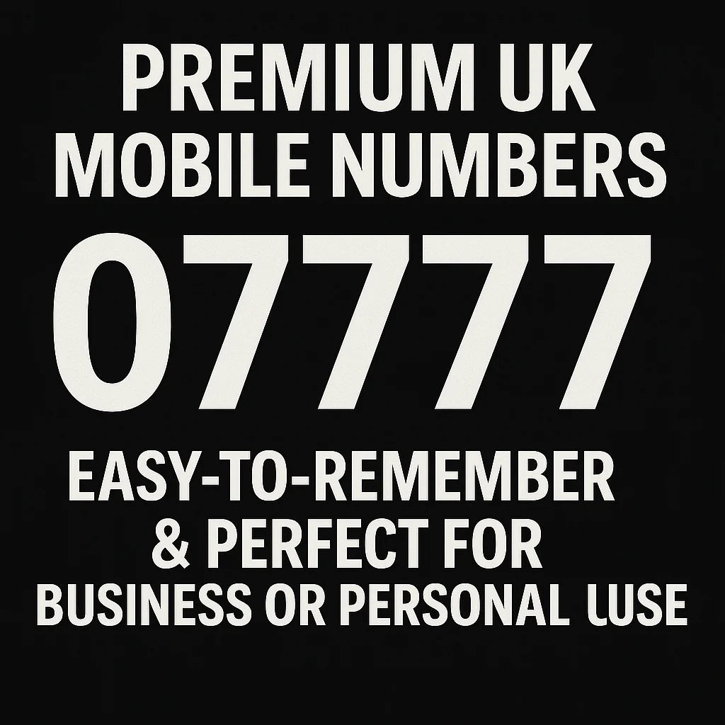 07777 Premium UK Mobile Numbers – VIP-Grade, Memorable & Built for Personal Or Business! 🚀 List 3