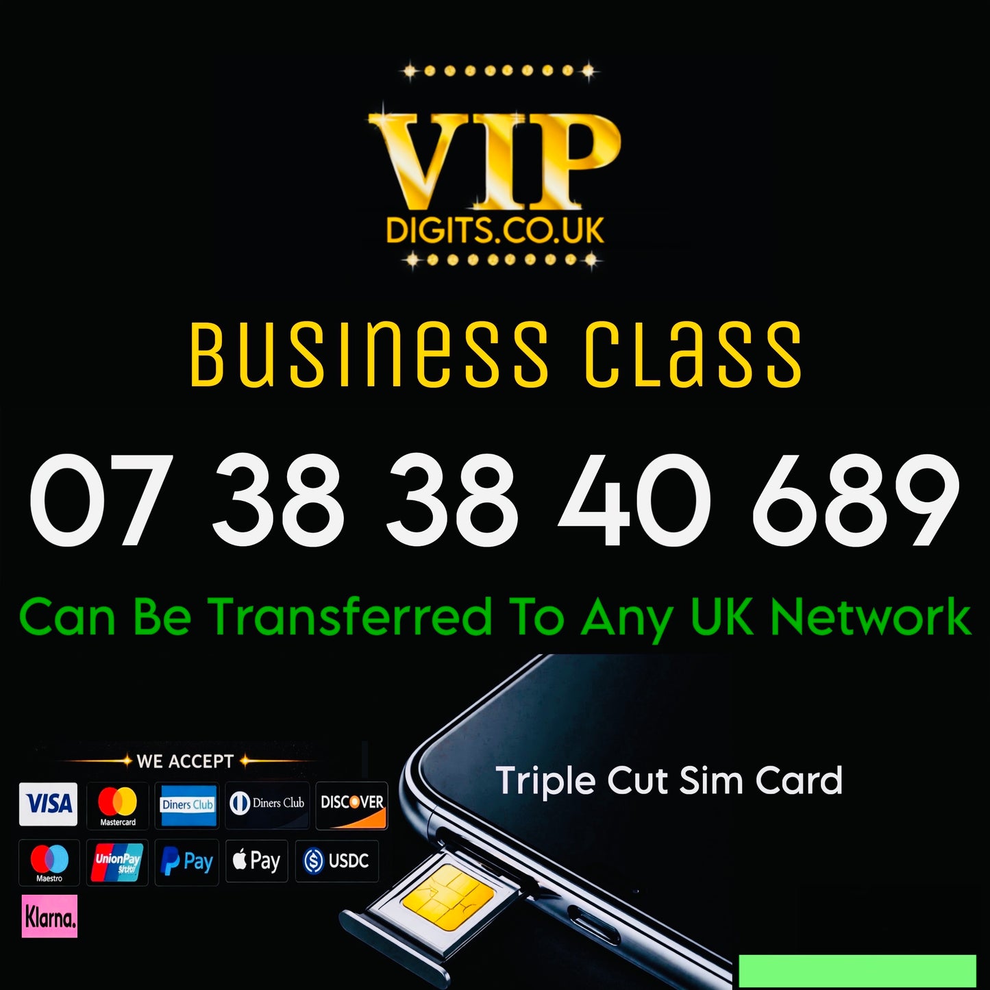 Premium Mobile Numbers – VIP & Special Fancy Numbers Gold | 07 38 38 40 689