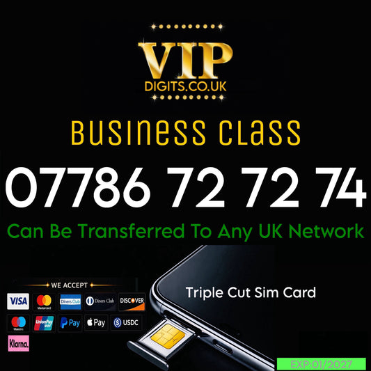 GOLD BISMILLAH 786 MOBILE PHONE SIM CARD EASY VIP MEMORABLE NUMBER DIAMOND PLATINUM | 07786727274