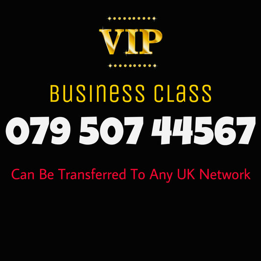 GOLD DIAMOND VIP PREMIUM EASY MEMORABLE MOBILE PHONE NUMBER SIM CARD 079 507 44567