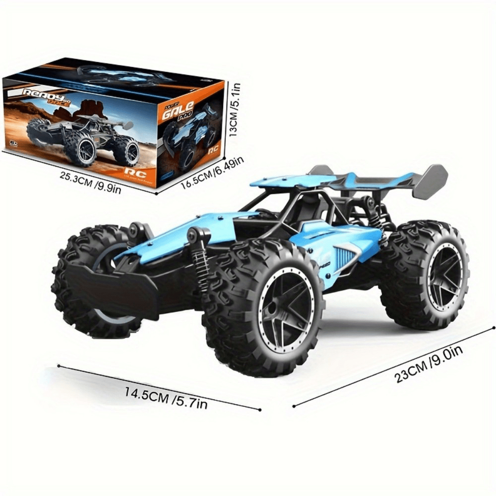 Small High-speed Off-road 2.4G Remote Control Car with A Drift of 40 Meters and A Remote Control Distance of 15KM/H, Suitable for Various Road Sections, Equipped with Anti-collision Rubber Tires, Christmas/Halloween/Thanksgiving Gifts (Battery not includ