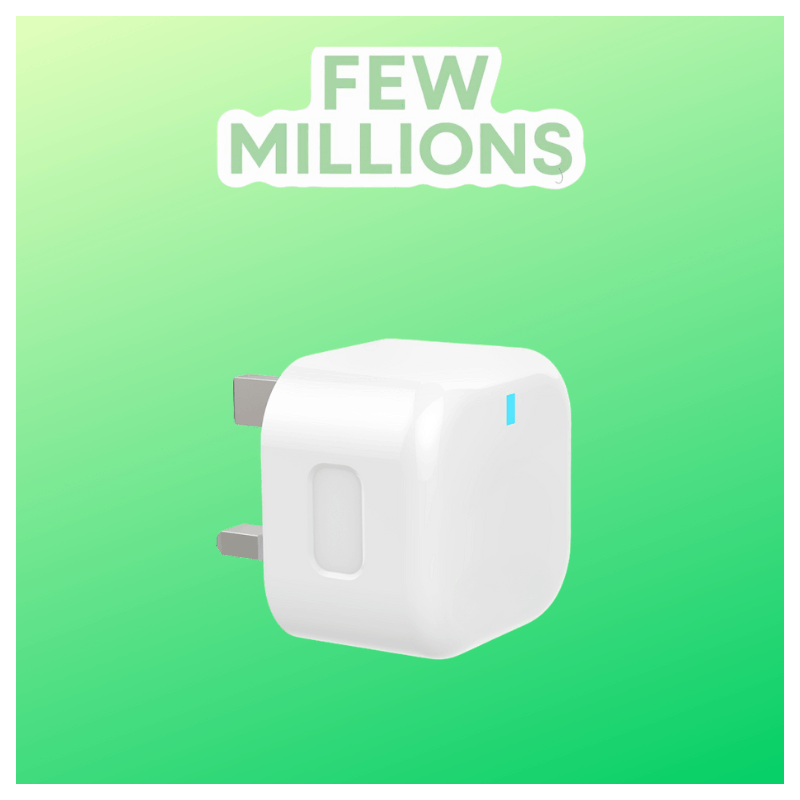 Few Millions 20W Fast Charger – Dual Port Type-C & USB-A Wall Adapter, Power Plug
