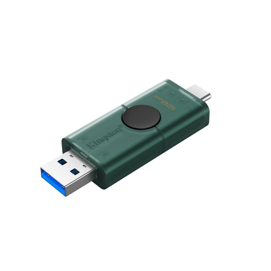 Kingston High-Performance USB Type A and Type C Memory Stick 128GB 256GB - Fast Read/Write for Dashcam, Camcorder, Smartphones & Tablets, Compatible with Android & iOS Devices, Latops, PCS, Multimedia Storage, Modern Design, Durable Construction