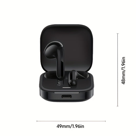 Xiaomi Redmi Buds 6 Active TWS Earbuds, 30 Hours Playtime, Wireless 5.4, Noise Cancelling Voice Call, Touch Control, Condenser Mic, Mini Earphones