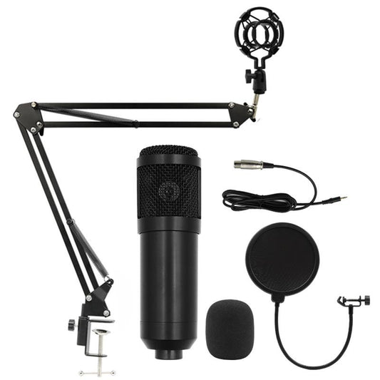 1 Set Condenser Microphone Live Streaming Studio Recording Gaming Kit With Mic Mount