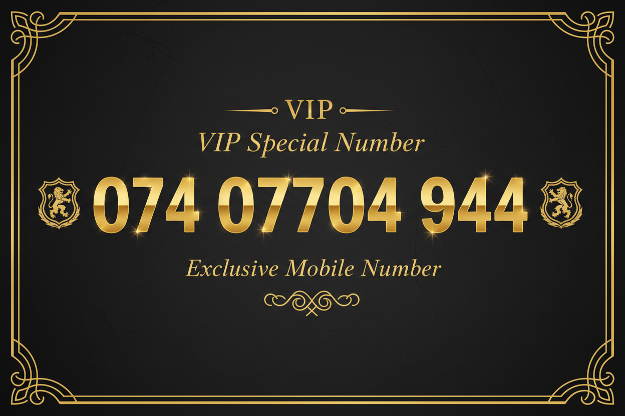 Gold Premium Mobile Numbers – VIP & Special Fancy Numbers Gold | 074 07704 944